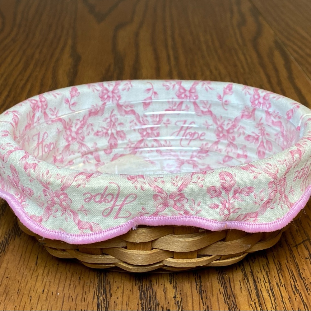 2003 Longaberger Horizon of Hope Basket American Cancer Society-protector-liner - Picture 5 of 8